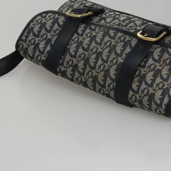 DIOR Trotter Canvas Shoulder Bag Navy - Picture 6 of 14